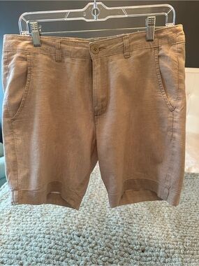 Tenth + Ocean Washable Linen Blend Shorts Men’s Size 32